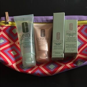 Clinique Skincare & Makeup Bag 5 pc Set